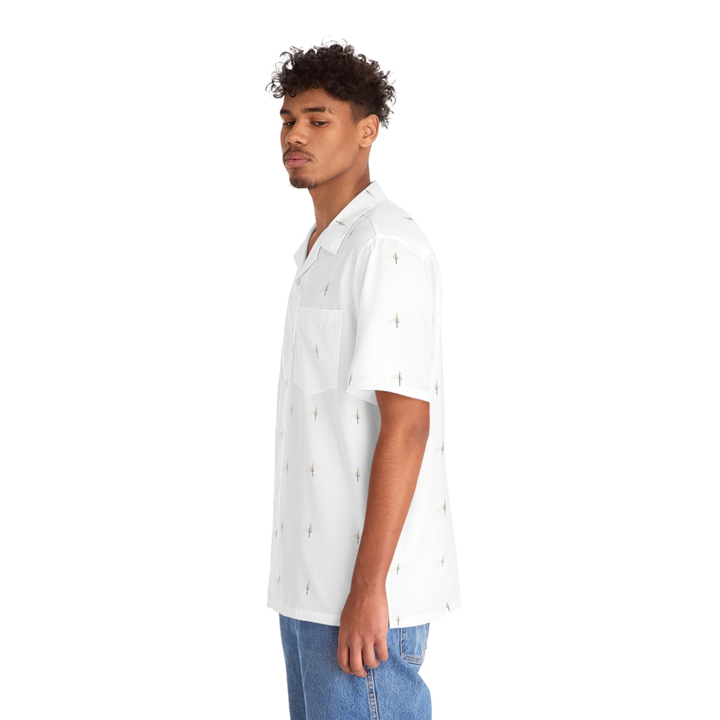 Men's Hawaiian Shirt (AOP) Just fly fashion 22