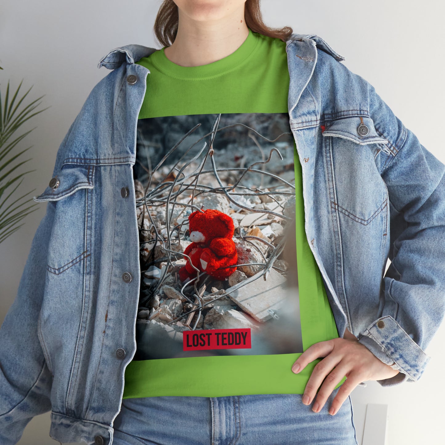 Unisex Heavy Cotton Tee Lost Teddy