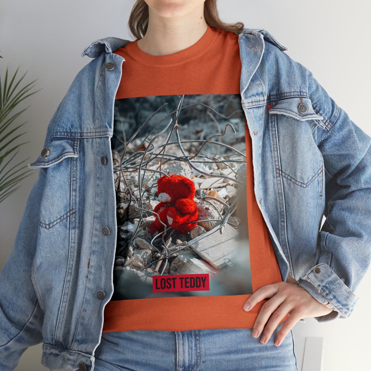 Unisex Heavy Cotton Tee Lost Teddy