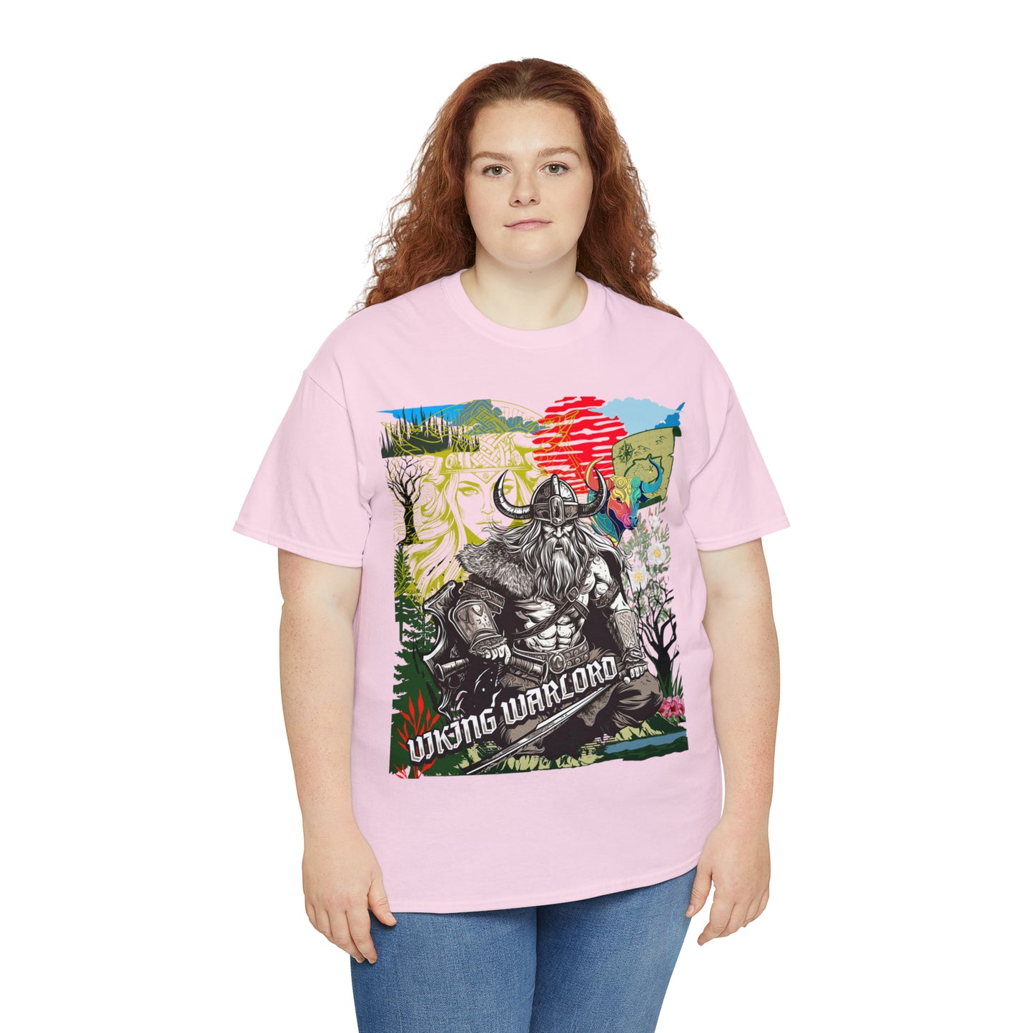 Unisex Heavy Cotton Tee  VIKING WARLORD