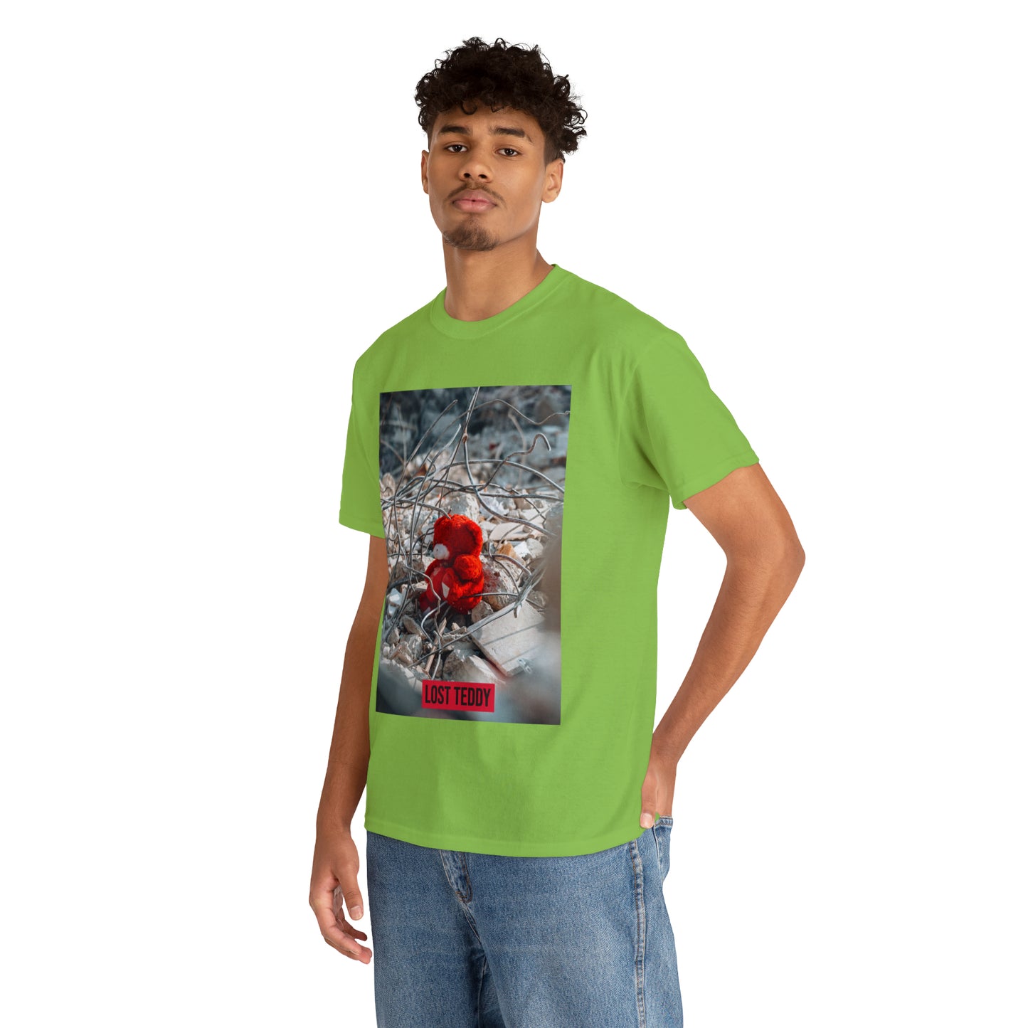 Unisex Heavy Cotton Tee Lost Teddy