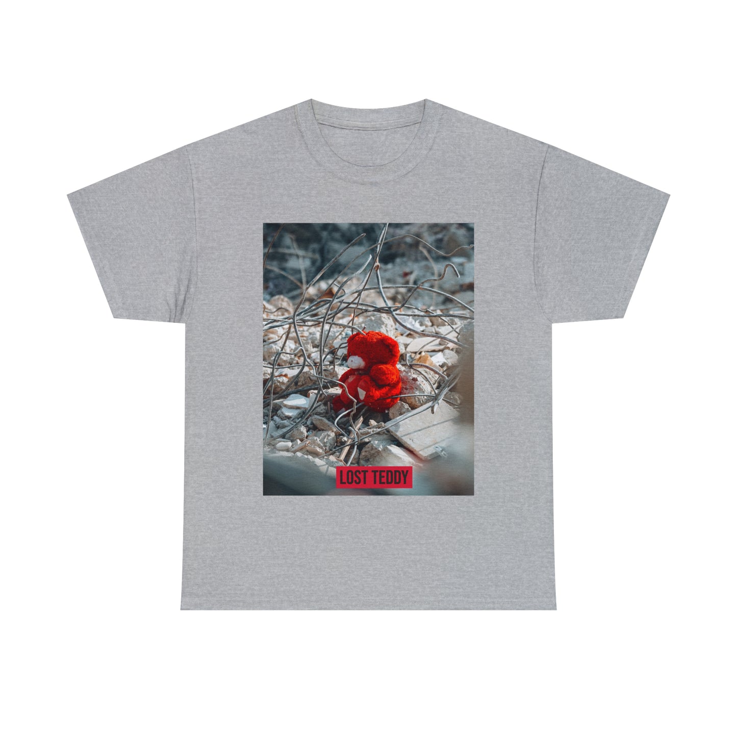 Unisex Heavy Cotton Tee Lost Teddy