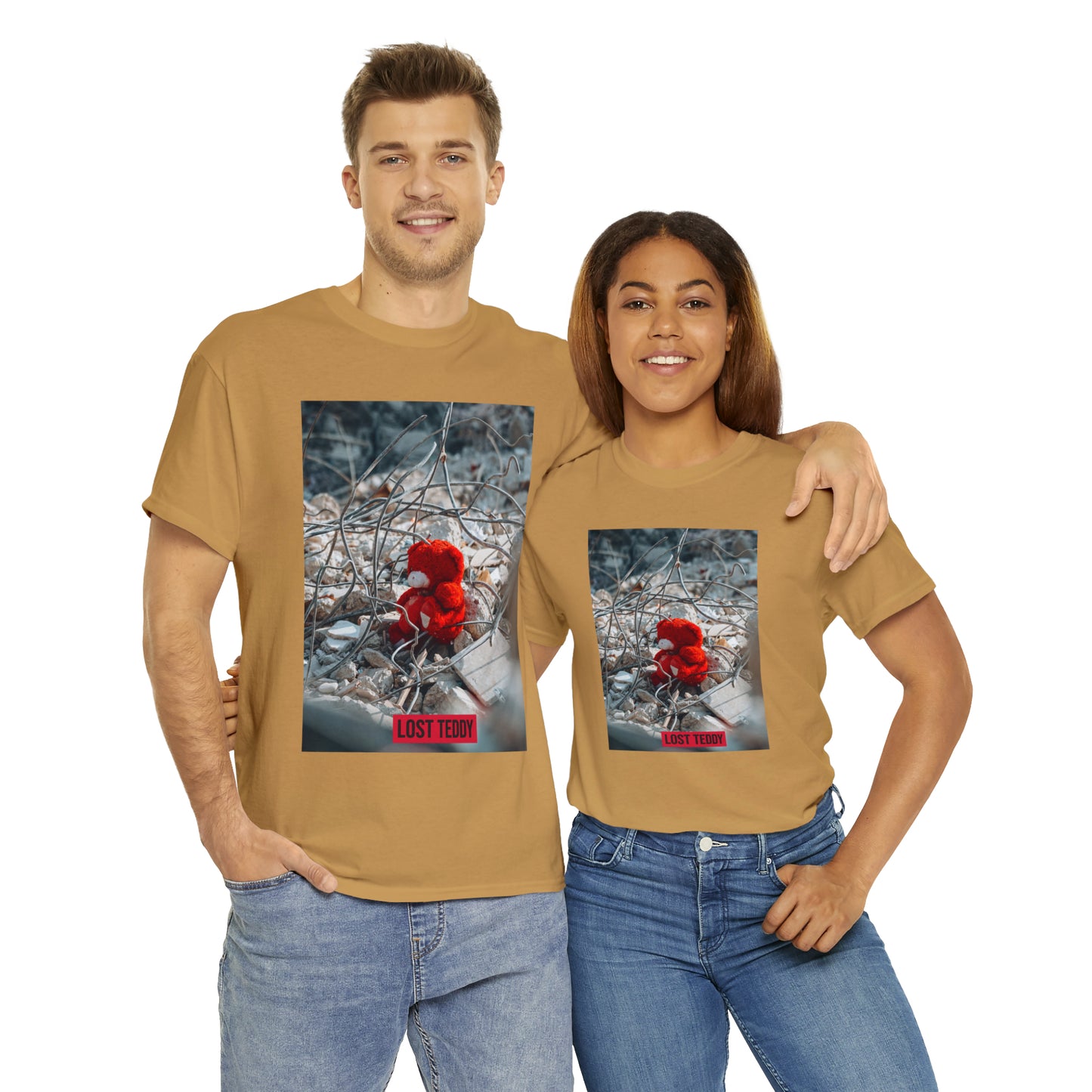 Unisex Heavy Cotton Tee Lost Teddy