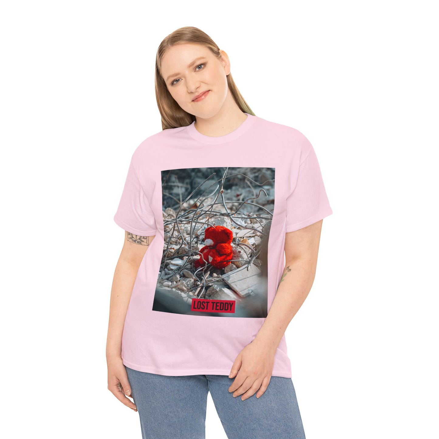 Unisex Heavy Cotton Tee Lost Teddy