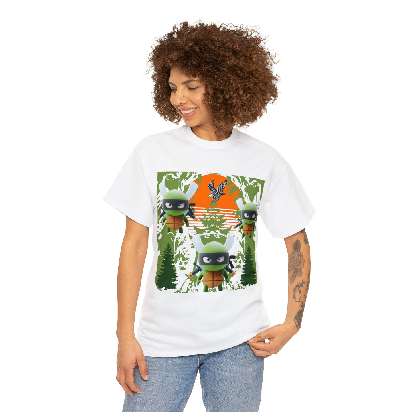 Unisex Heavy Cotton Tee The return of the three ninjas