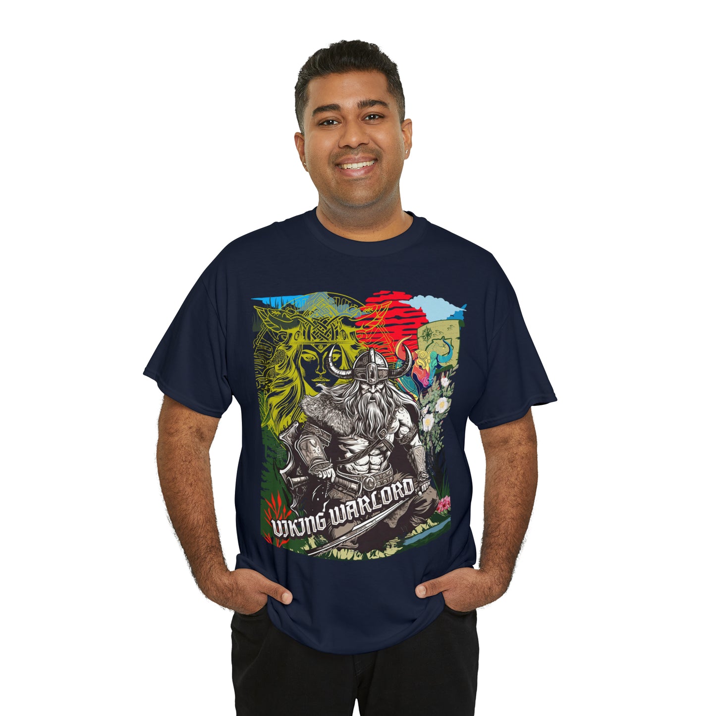 Unisex Heavy Cotton Tee  VIKING WARLORD