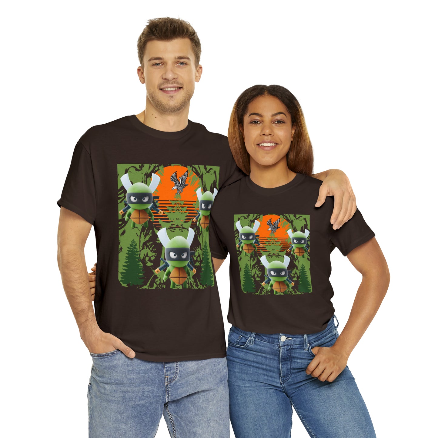 Unisex Heavy Cotton Tee The return of the three ninjas