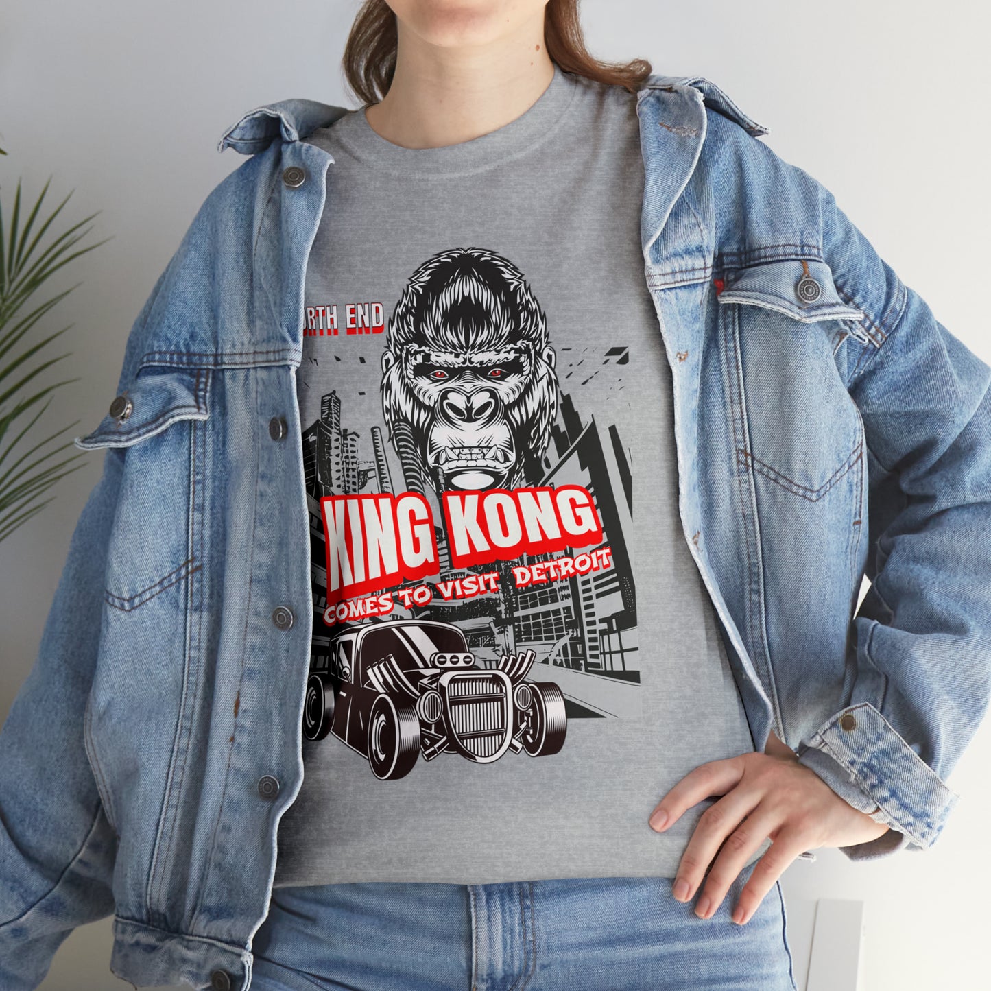 Unisex Heavy Cotton Tee NORTH END KONG
