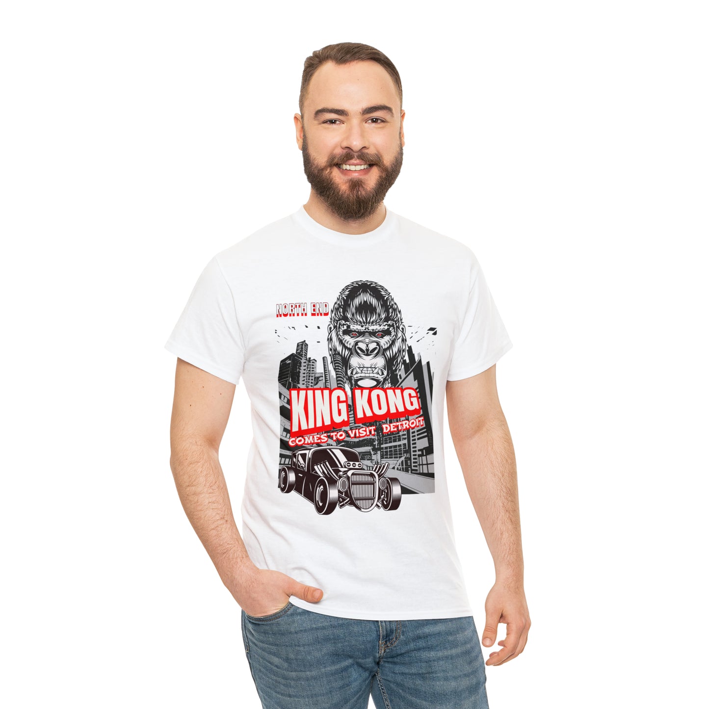 Unisex Heavy Cotton Tee NORTH END KONG