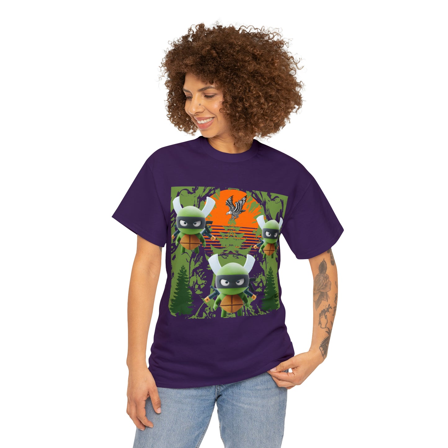 Unisex Heavy Cotton Tee The return of the three ninjas