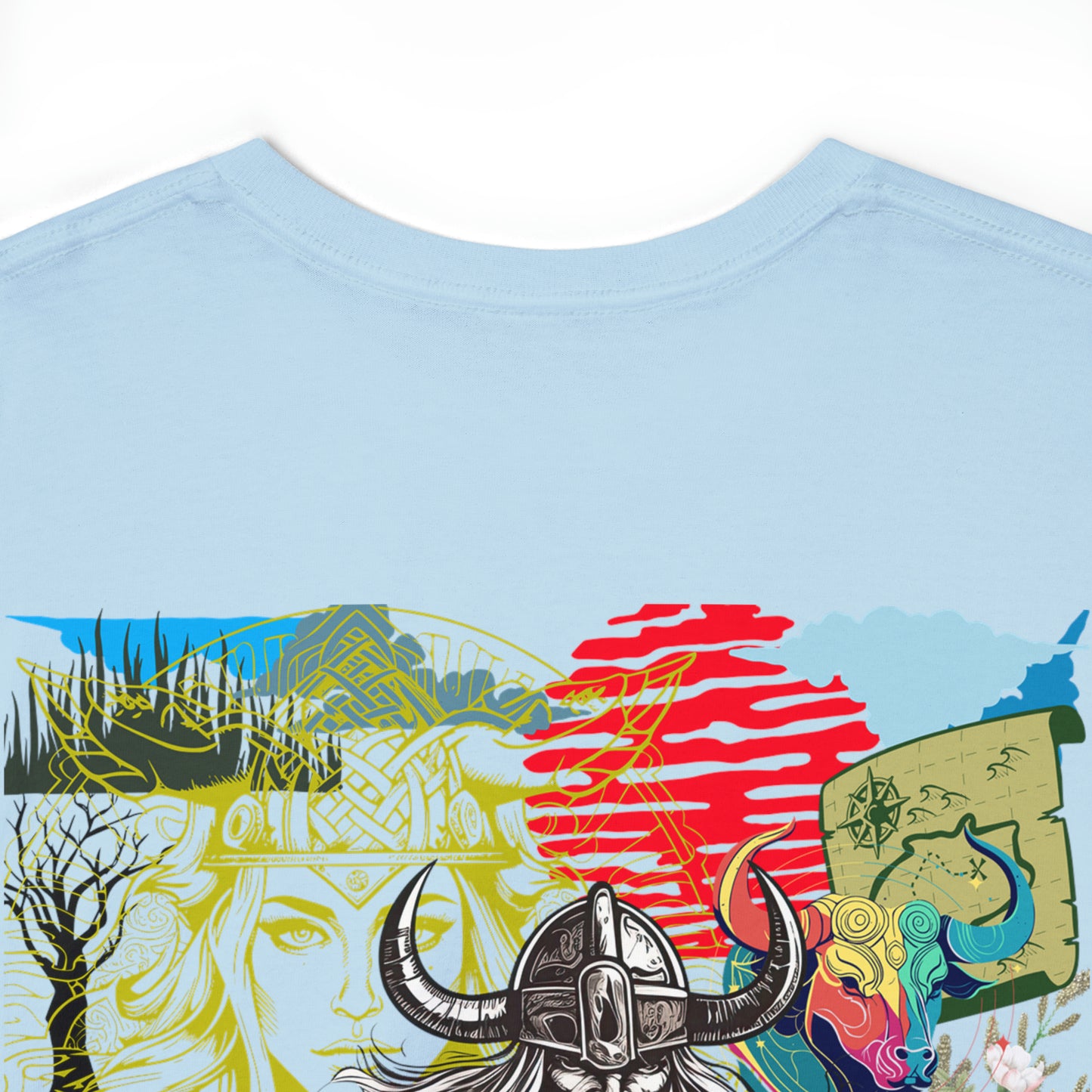 Unisex Heavy Cotton Tee  VIKING WARLORD
