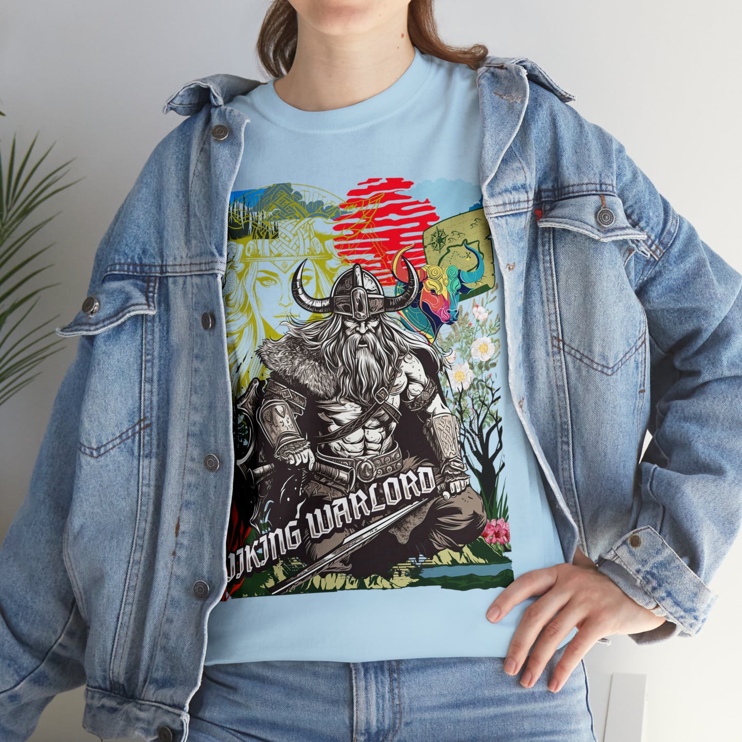 Unisex Heavy Cotton Tee  VIKING WARLORD