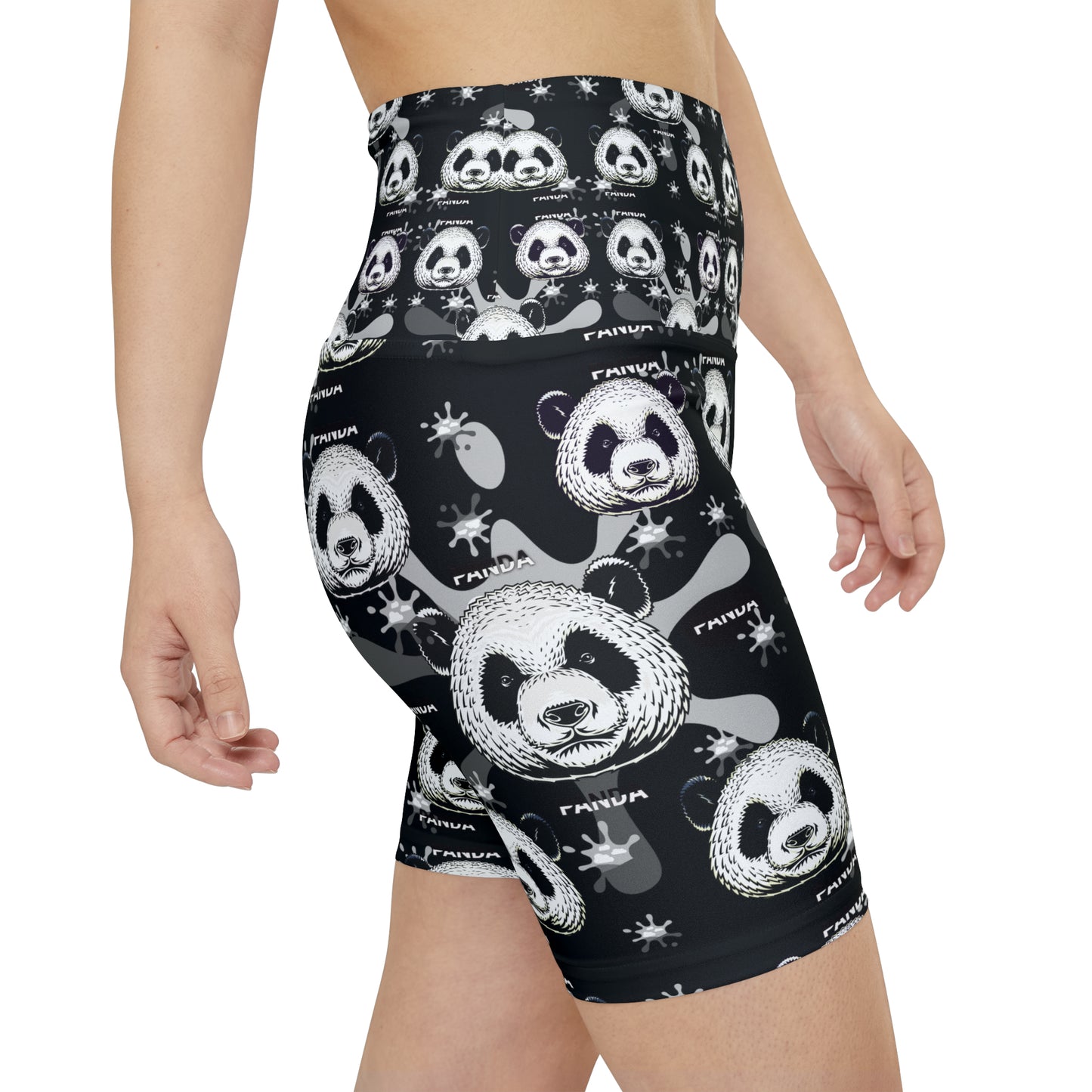 Women's Workout Shorts (AOP) 3FIVE PANDA