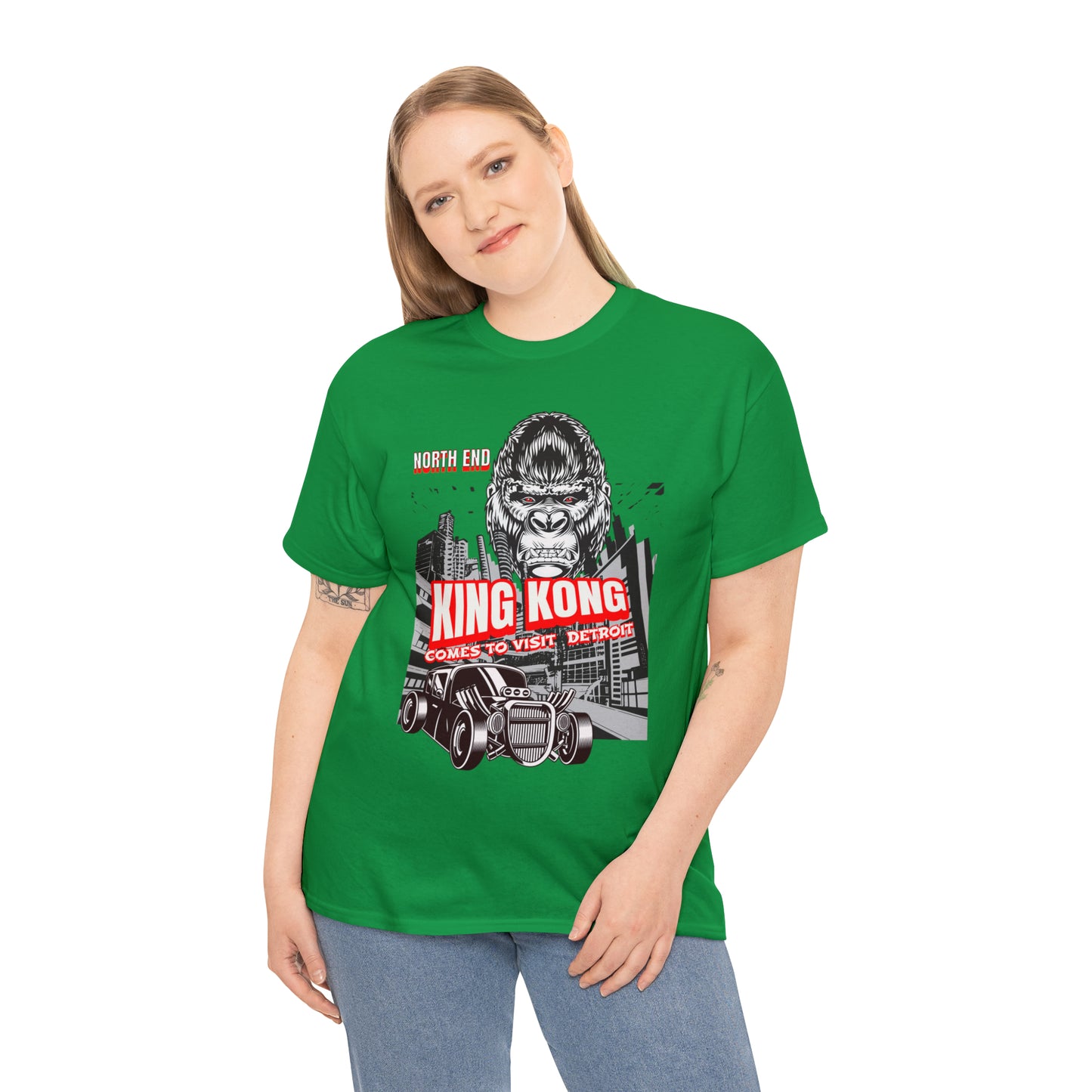 Unisex Heavy Cotton Tee NORTH END KONG