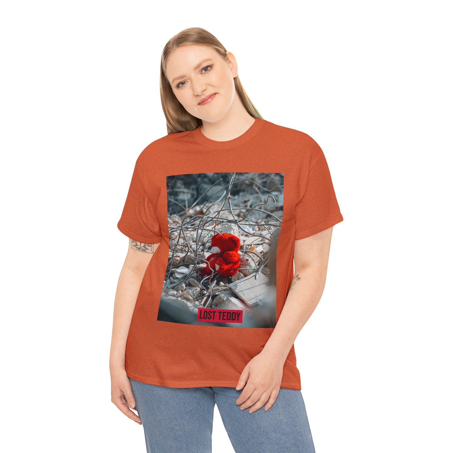 Unisex Heavy Cotton Tee Lost Teddy
