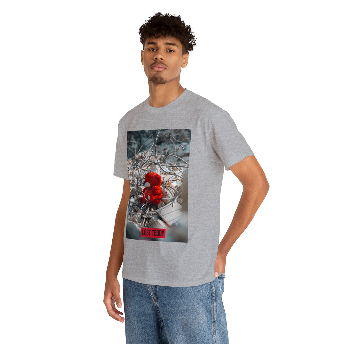 Unisex Heavy Cotton Tee Lost Teddy