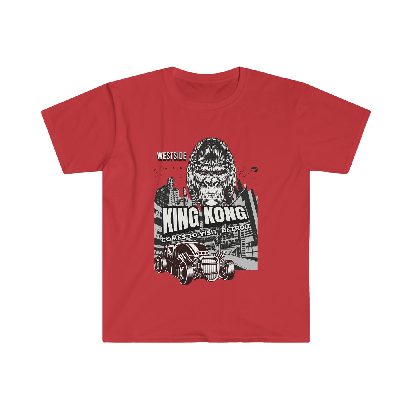 Unisex Softstyle T-Shirt KING KONG WHT