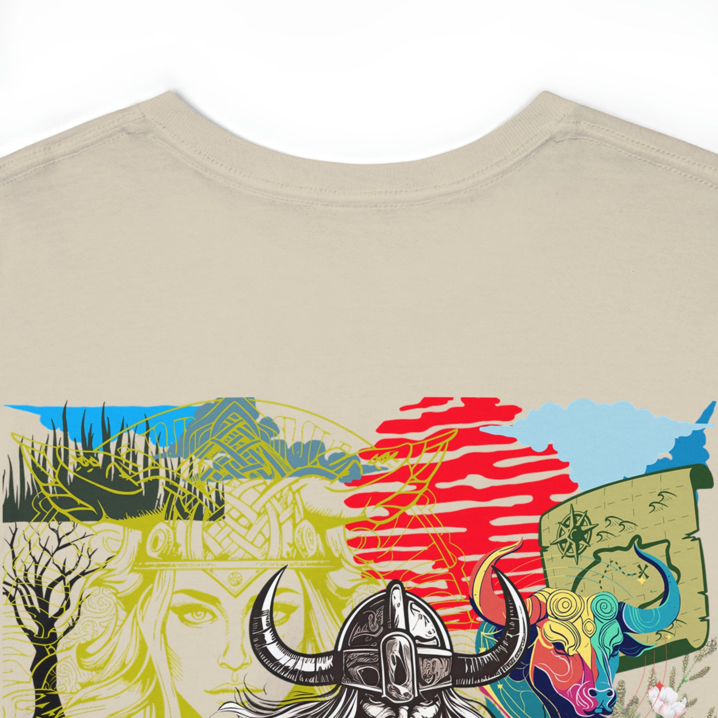 Unisex Heavy Cotton Tee  VIKING WARLORD