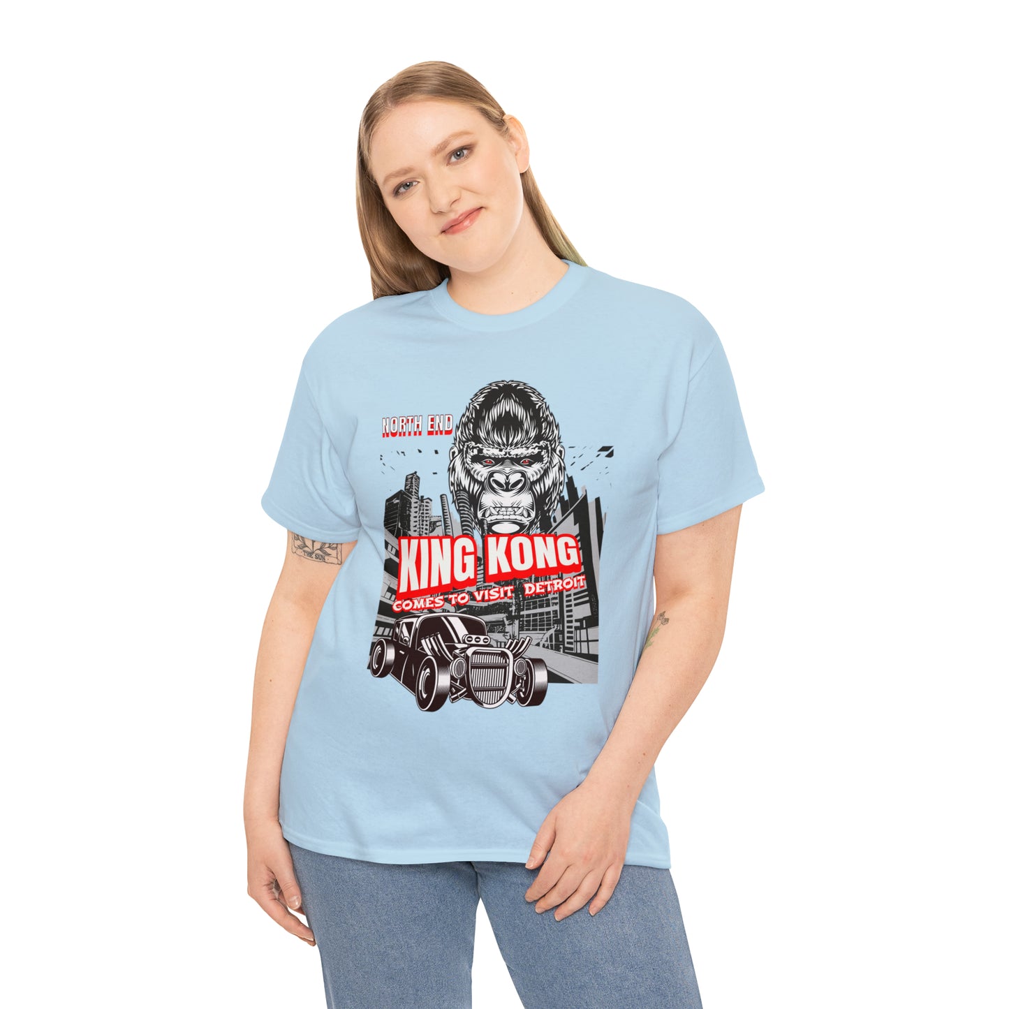 Unisex Heavy Cotton Tee NORTH END KONG