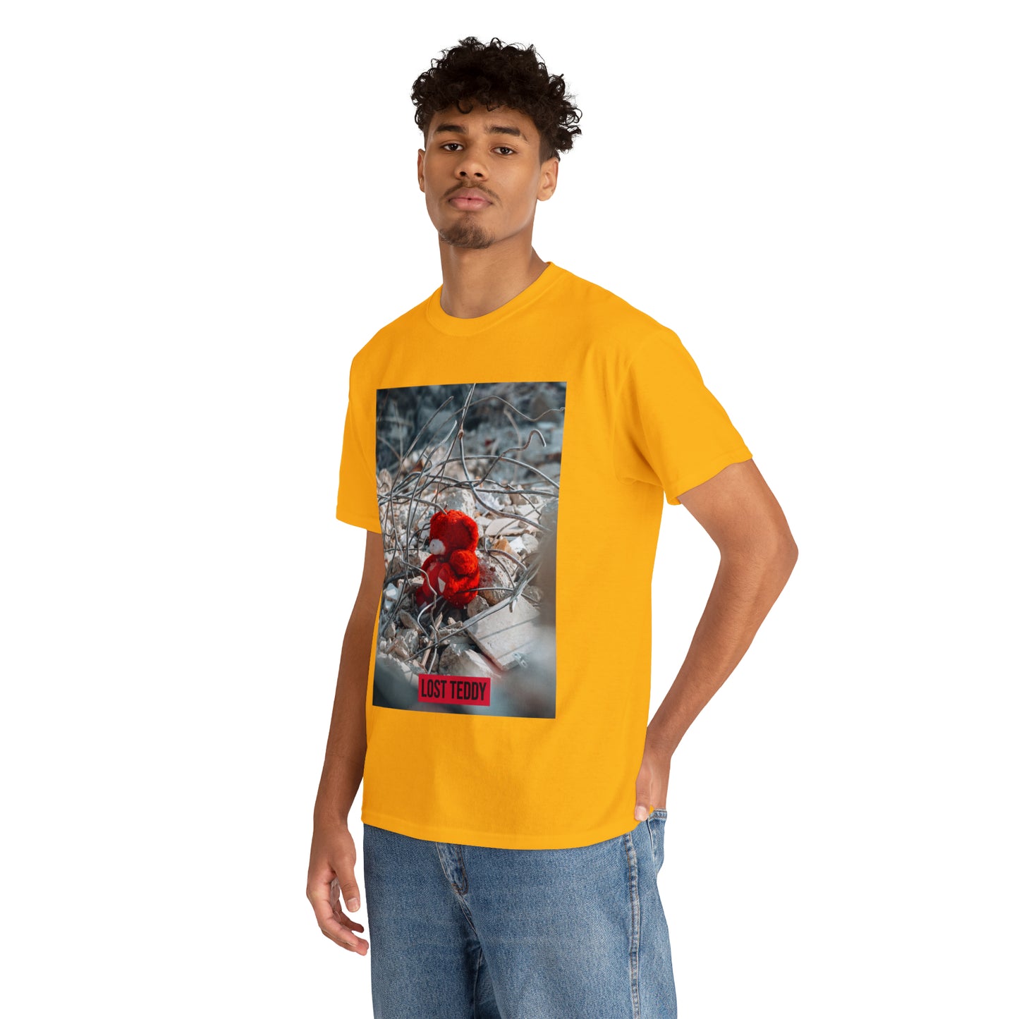 Unisex Heavy Cotton Tee Lost Teddy