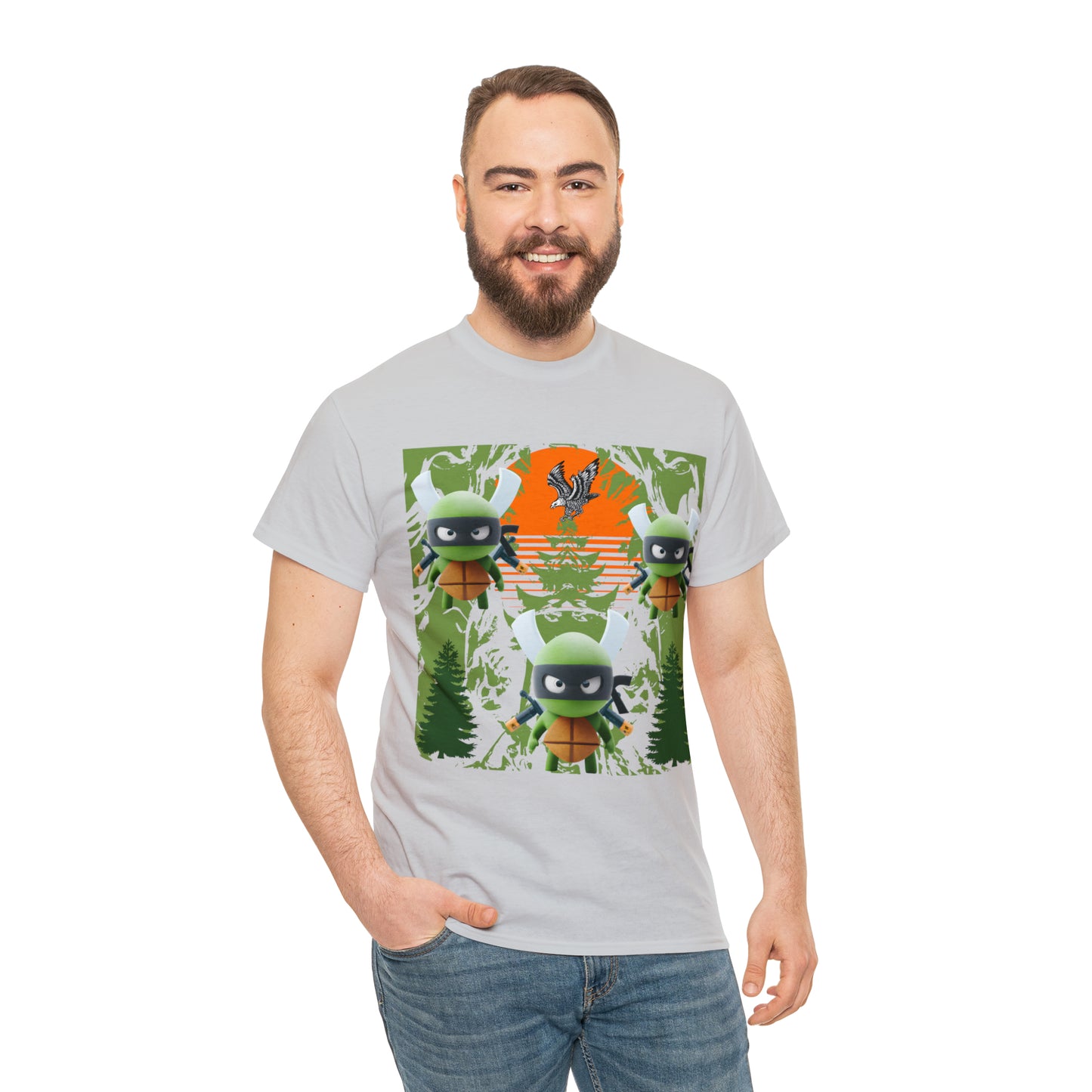 Unisex Heavy Cotton Tee The return of the three ninjas
