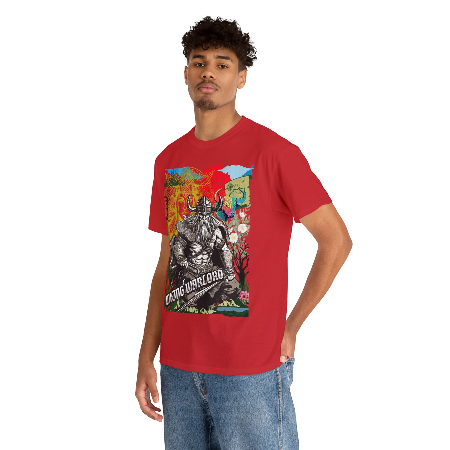 Unisex Heavy Cotton Tee  VIKING WARLORD