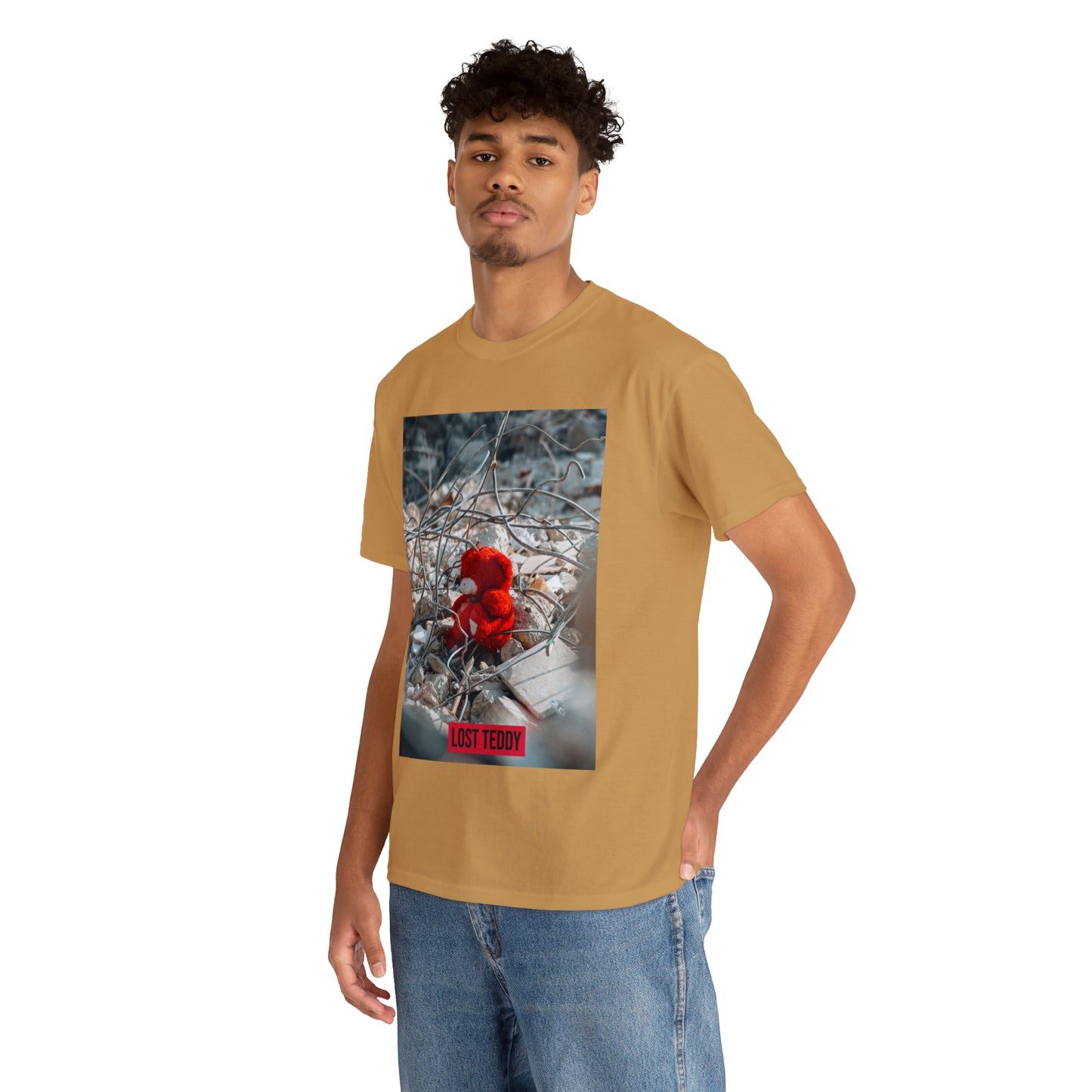 Unisex Heavy Cotton Tee Lost Teddy