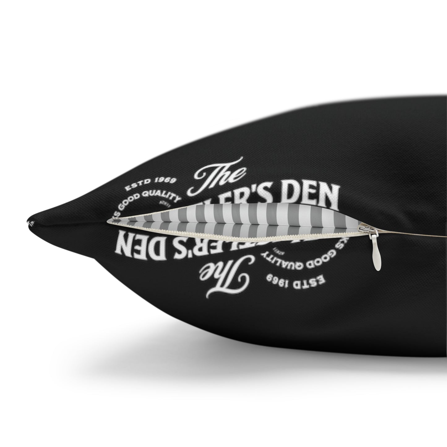 Spun Polyester Square Pillow Case HUSTLER'S DEN