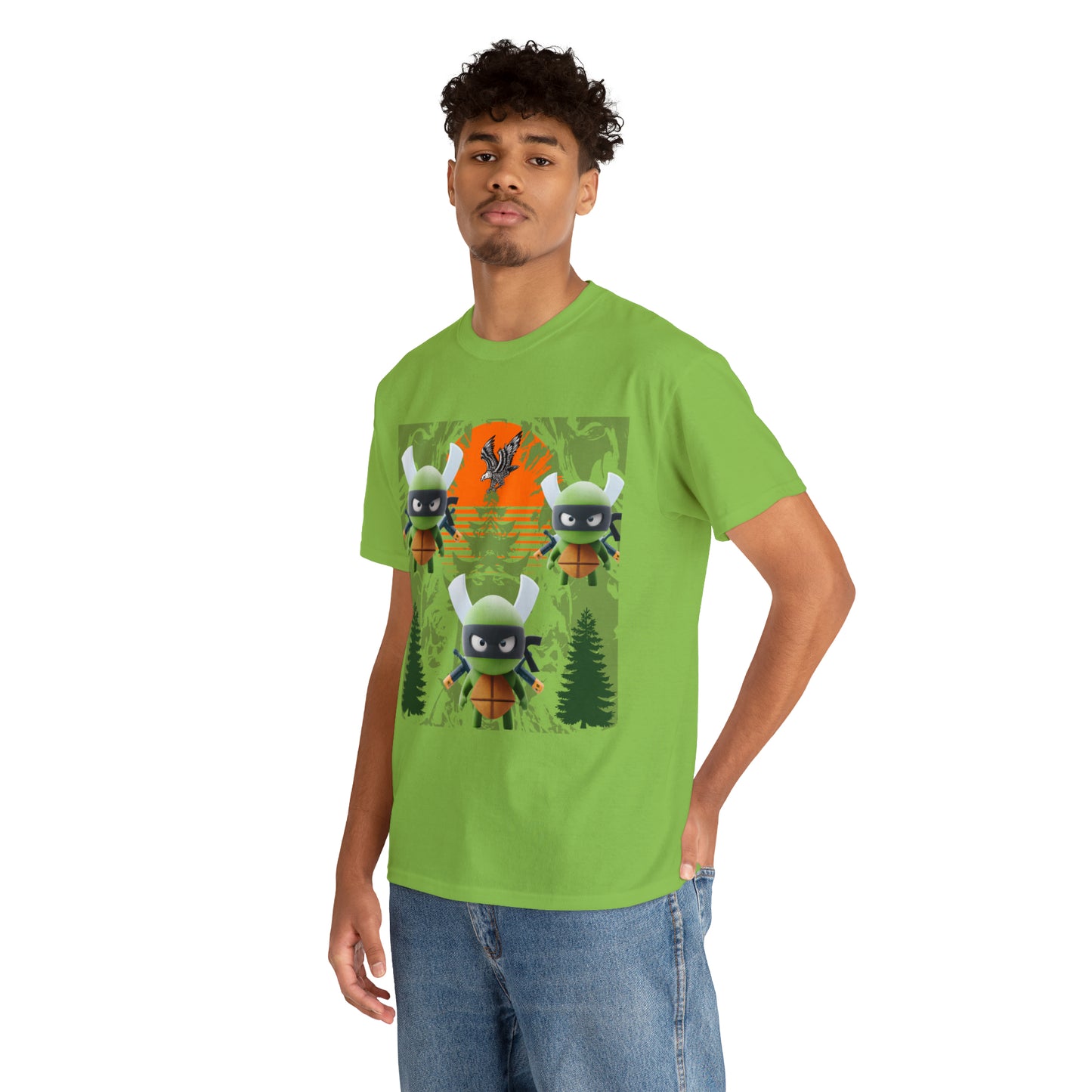 Unisex Heavy Cotton Tee The return of the three ninjas