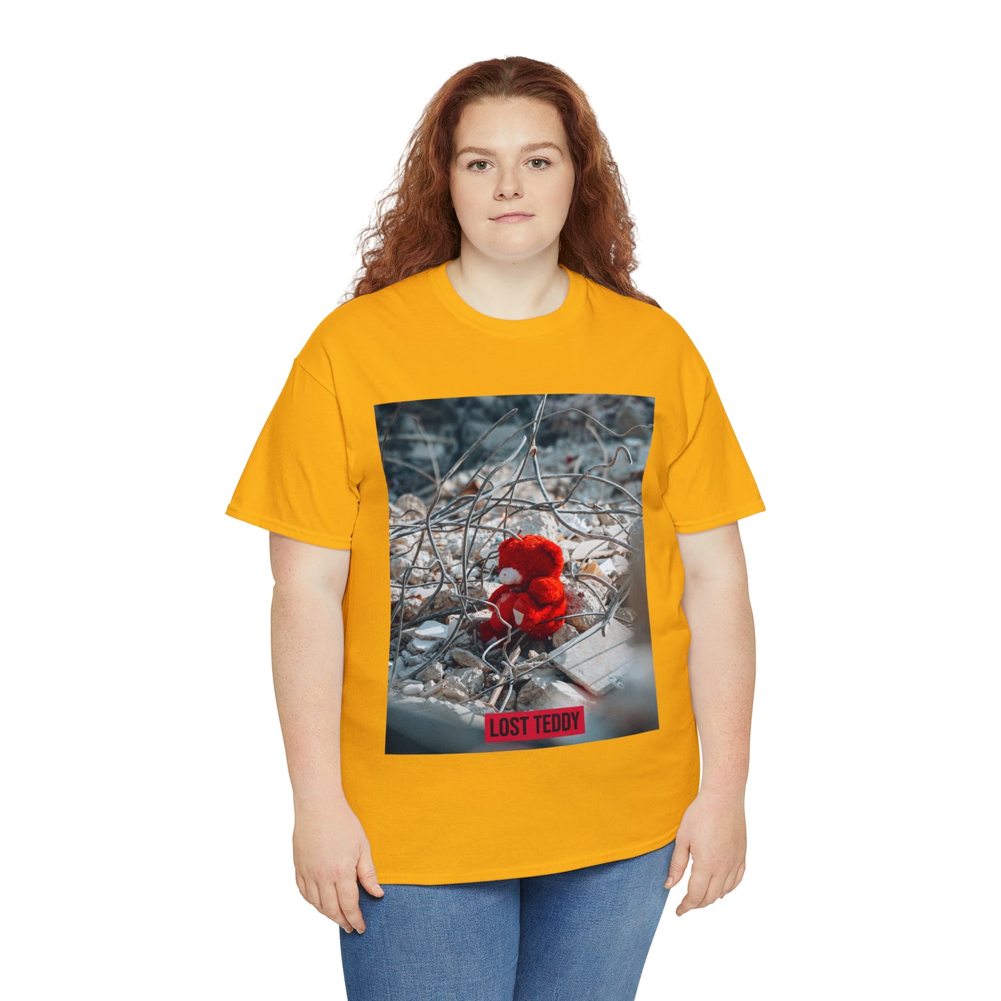 Unisex Heavy Cotton Tee Lost Teddy