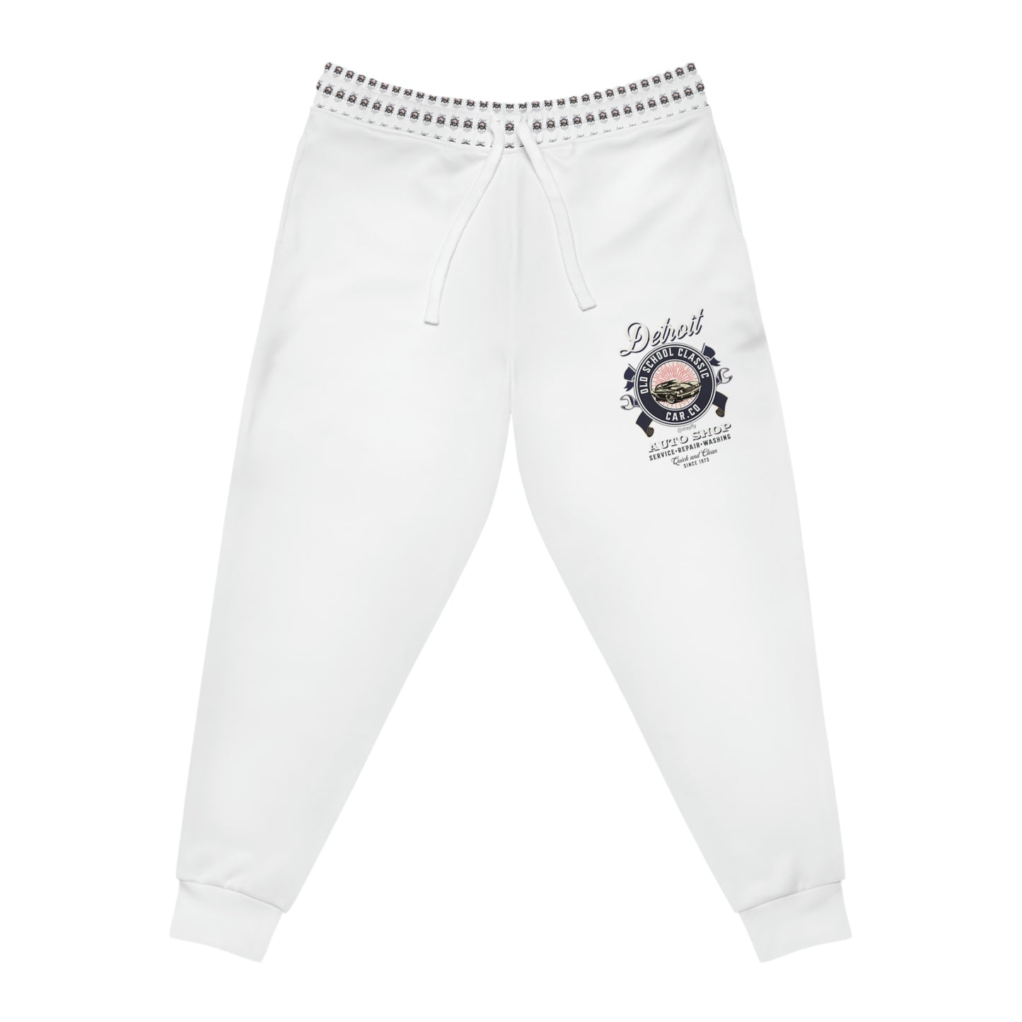 Athletic Joggers (AOP) Detroit Old School Chassic co