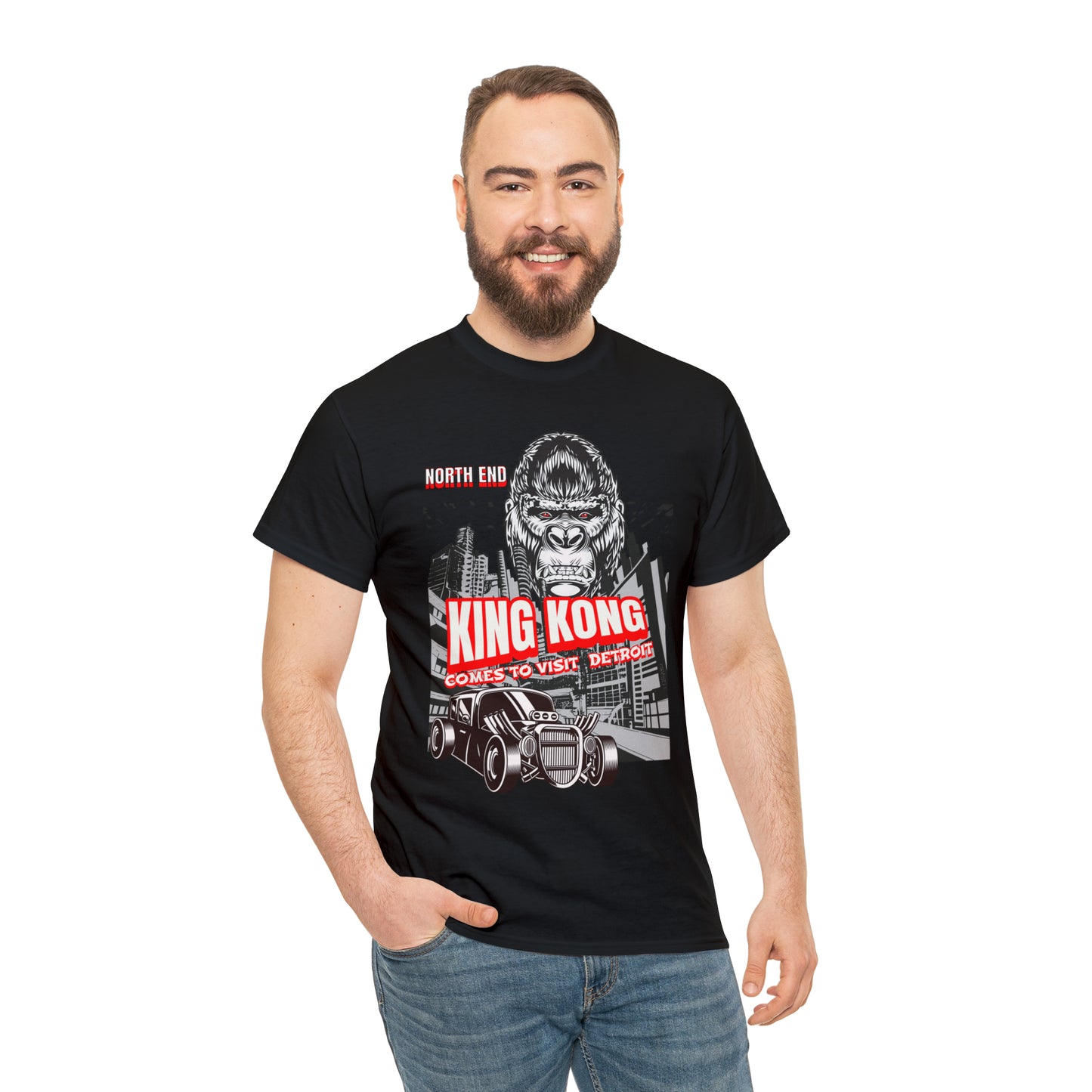 Unisex Heavy Cotton Tee NORTH END KONG