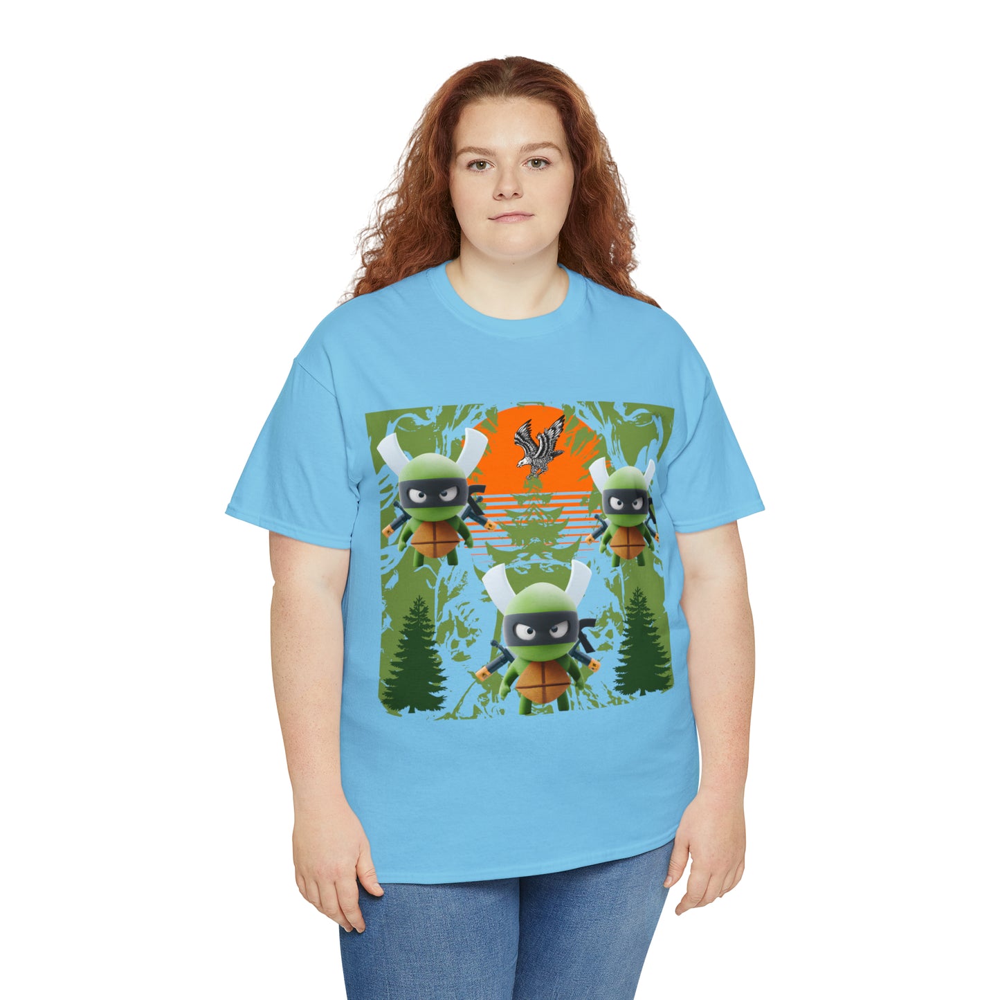 Unisex Heavy Cotton Tee The return of the three ninjas
