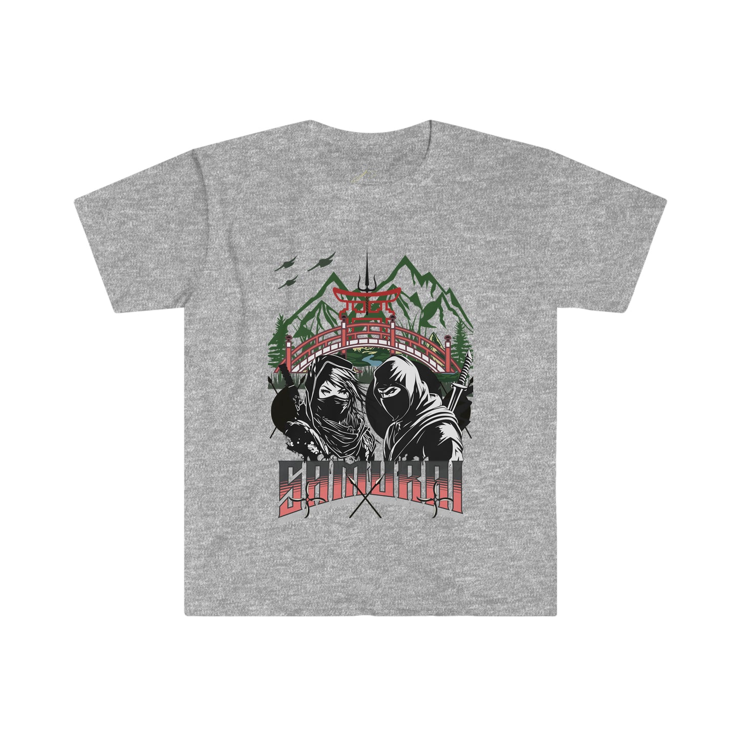 Unisex Softstyle T-Shirt Japanese Samurai