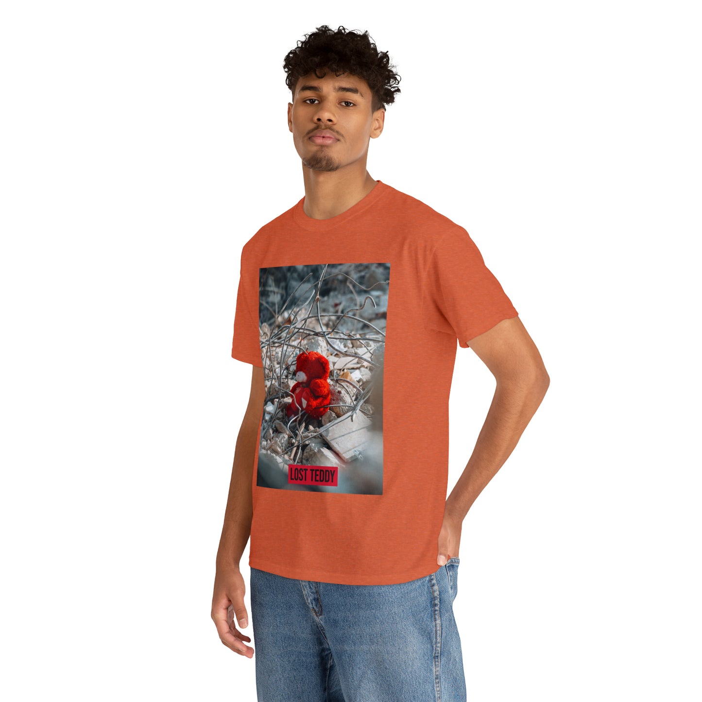 Unisex Heavy Cotton Tee Lost Teddy