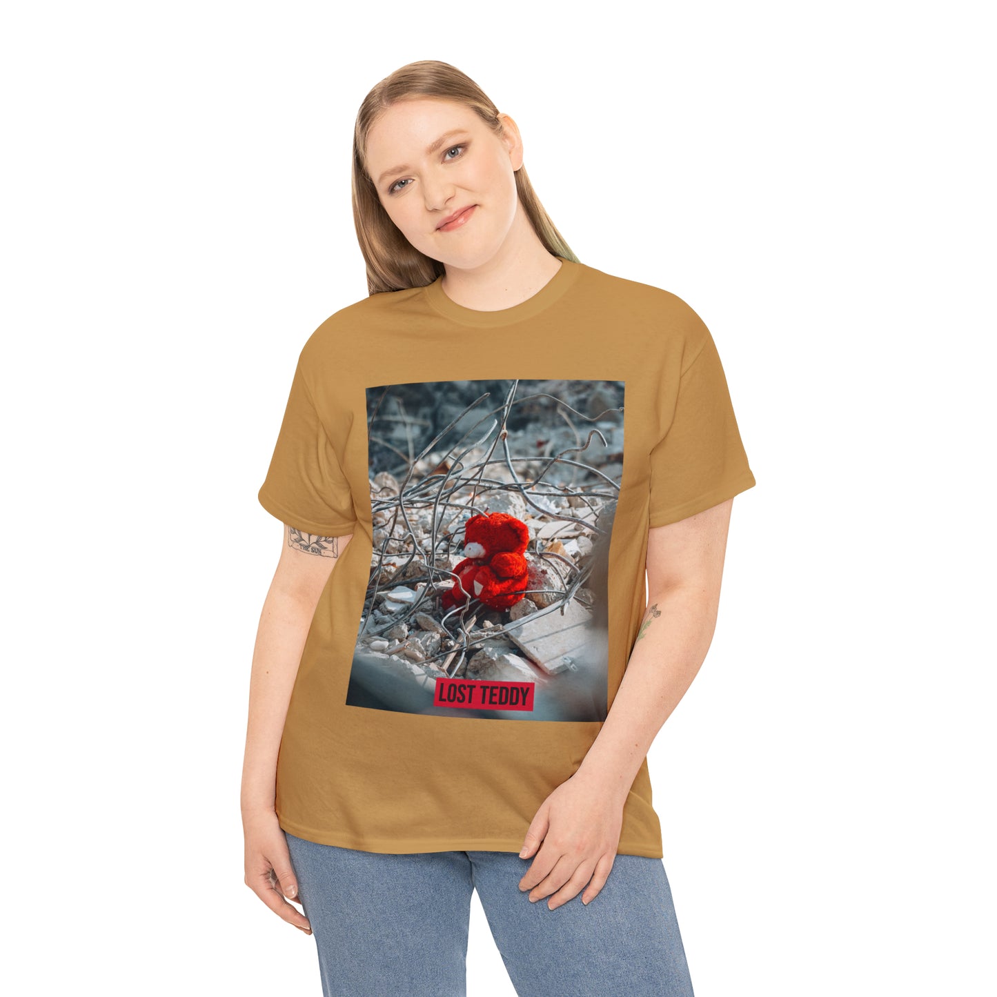 Unisex Heavy Cotton Tee Lost Teddy