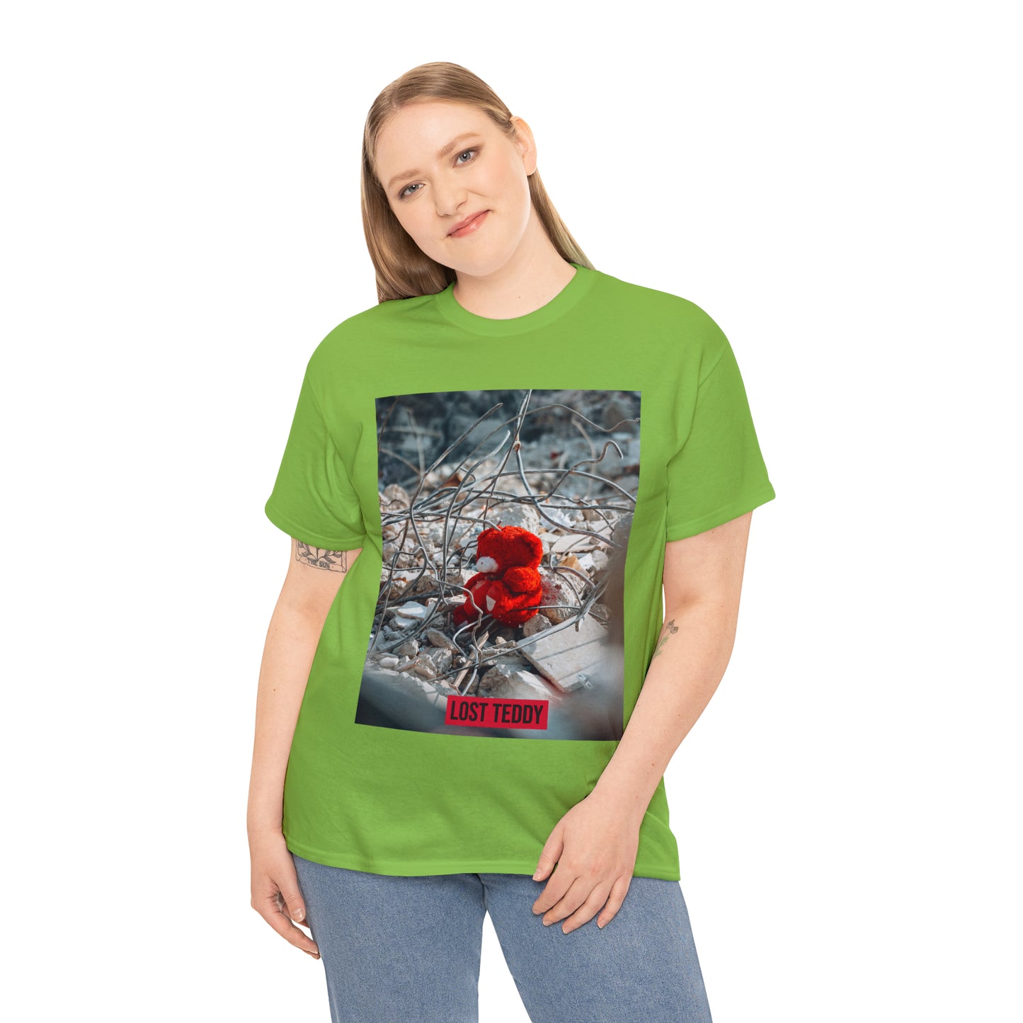 Unisex Heavy Cotton Tee Lost Teddy