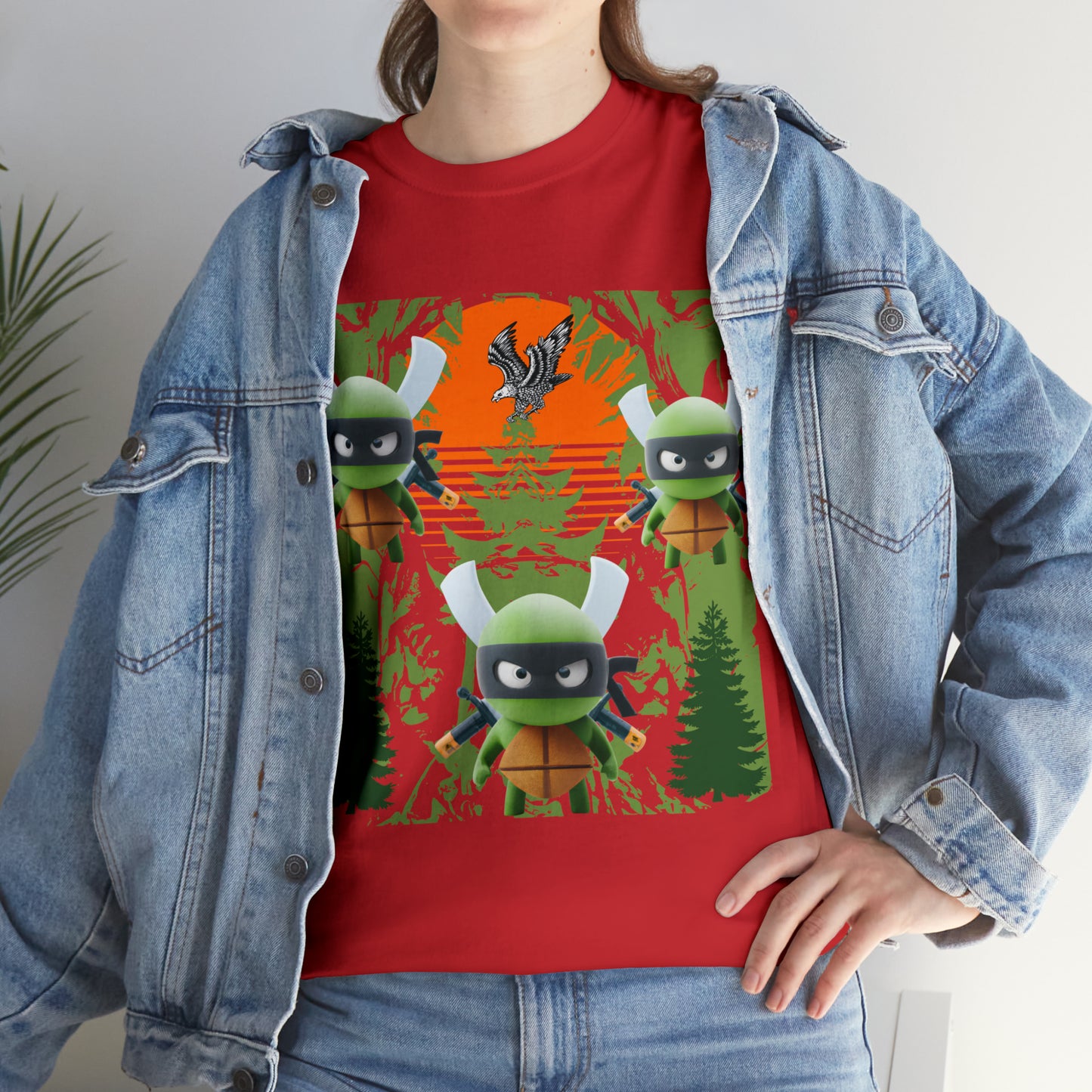 Unisex Heavy Cotton Tee The return of the three ninjas