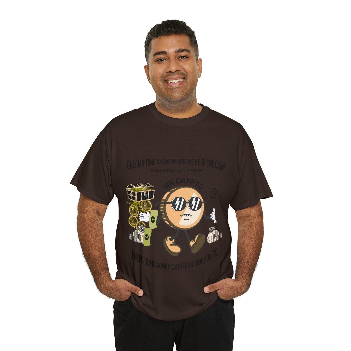 Unisex Heavy Cotton Tee  MR CRYPTO