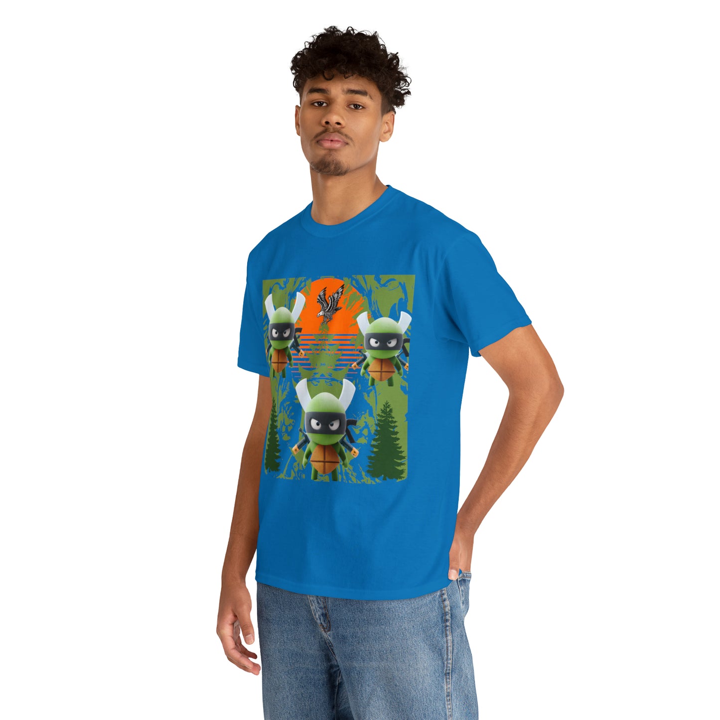 Unisex Heavy Cotton Tee The return of the three ninjas