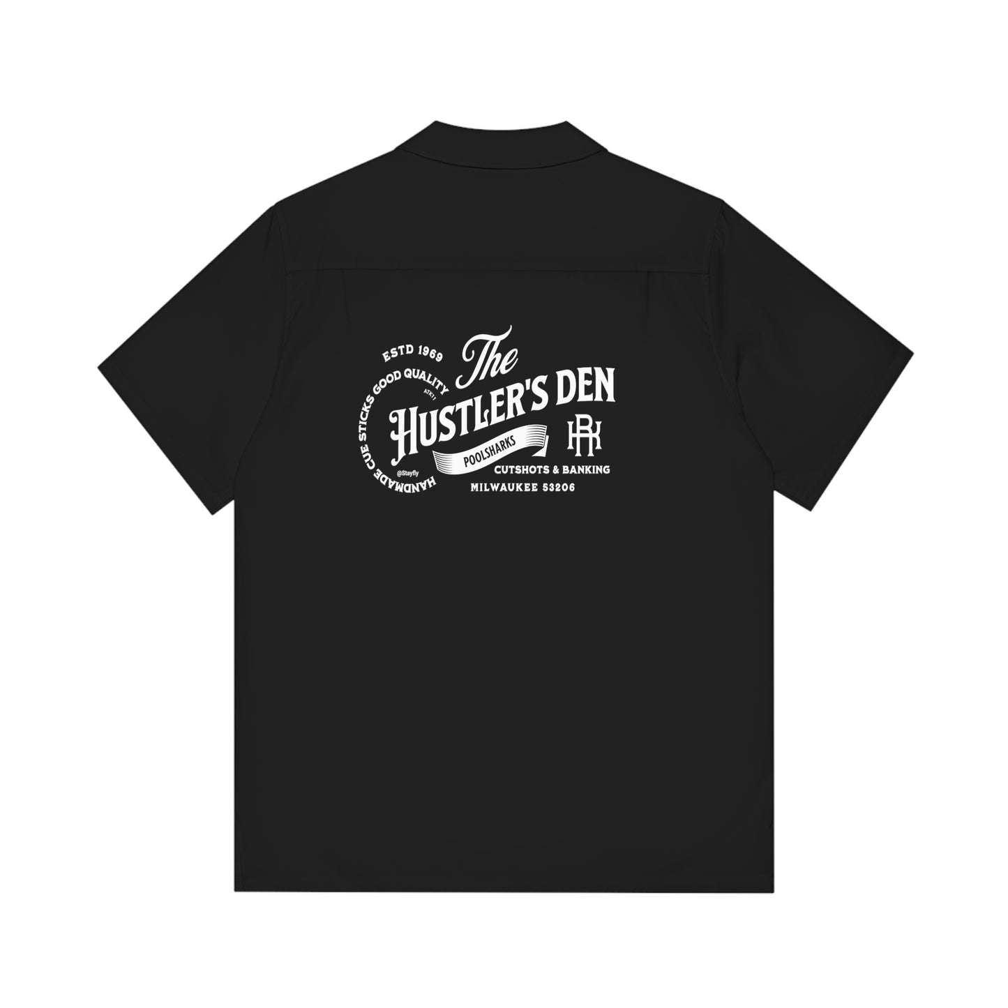 Men's Hawaiian Shirt (AOP) HUSTLER'S DEN