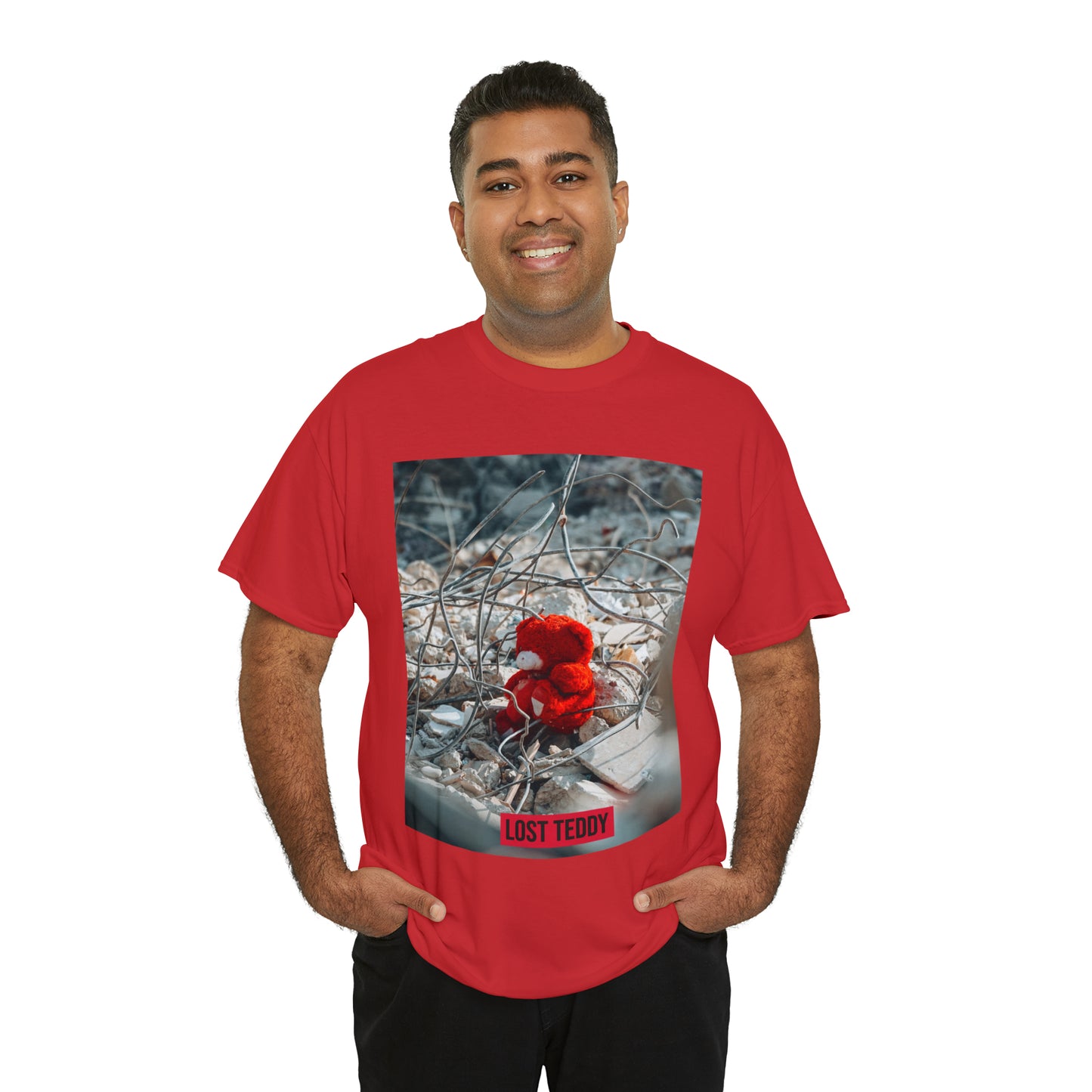 Unisex Heavy Cotton Tee Lost Teddy
