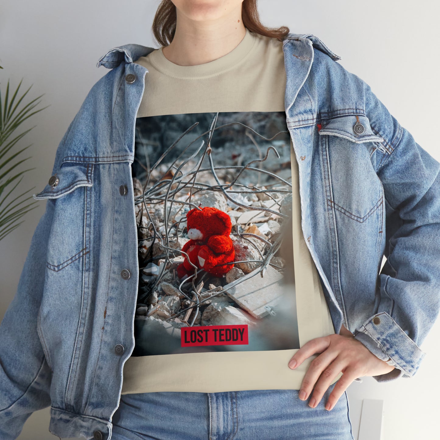 Unisex Heavy Cotton Tee Lost Teddy
