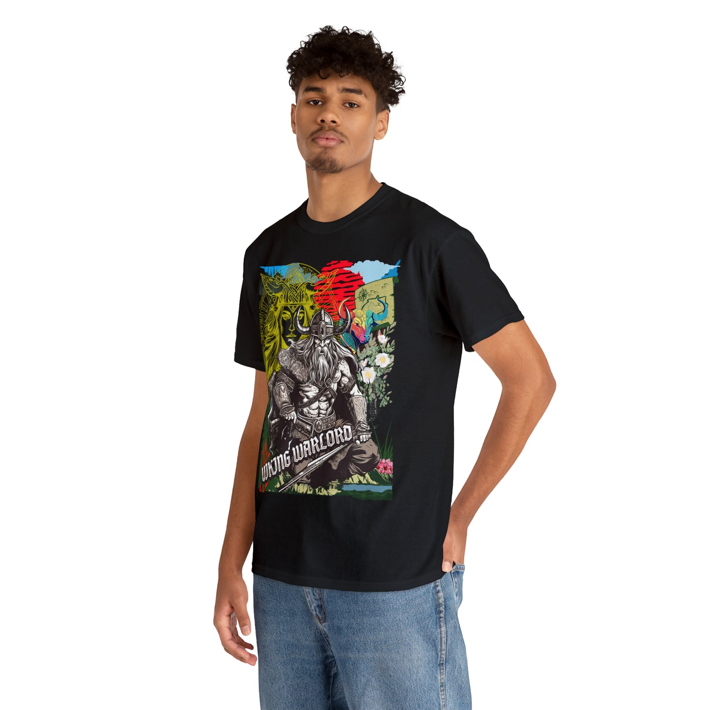 Unisex Heavy Cotton Tee  VIKING WARLORD