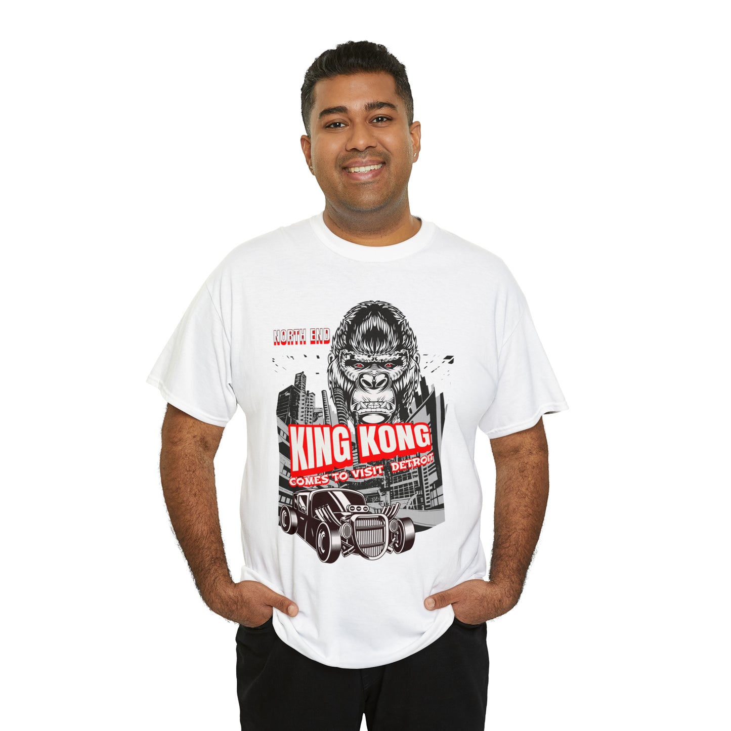 Unisex Heavy Cotton Tee NORTH END KONG