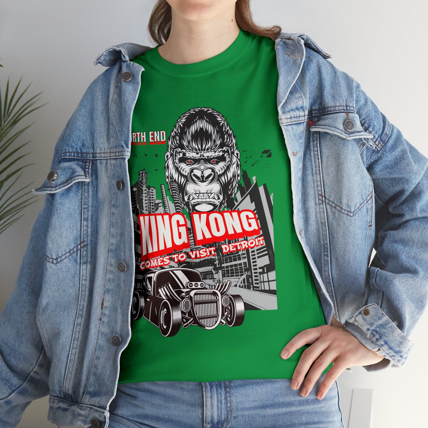 Unisex Heavy Cotton Tee NORTH END KONG