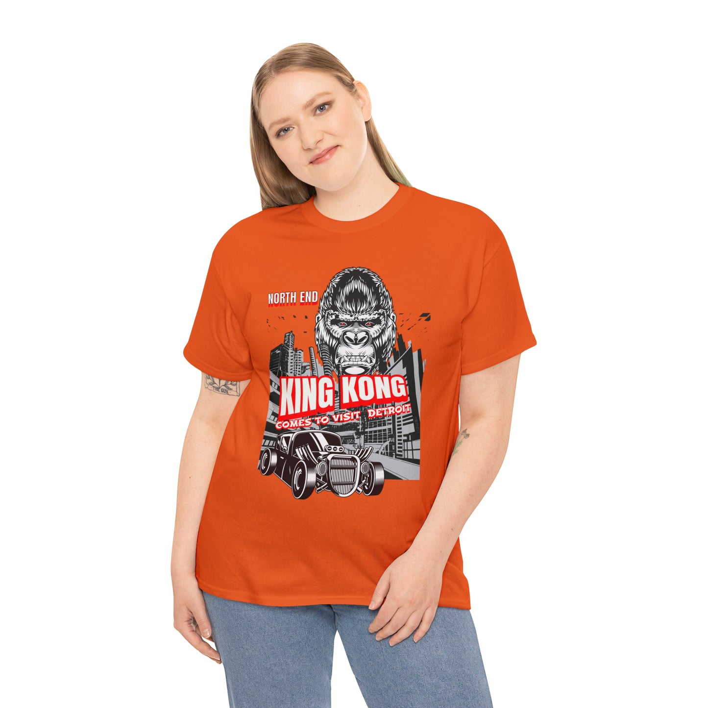 Unisex Heavy Cotton Tee NORTH END KONG