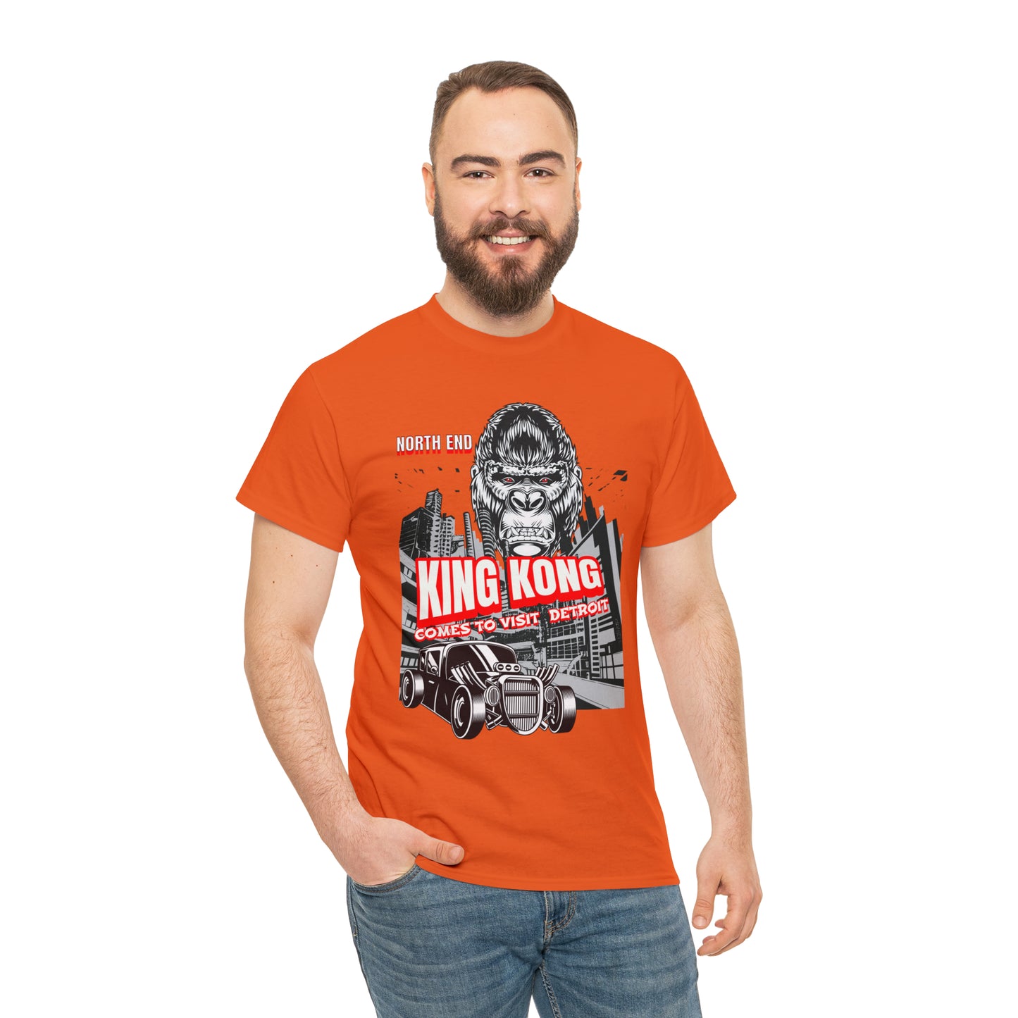 Unisex Heavy Cotton Tee NORTH END KONG