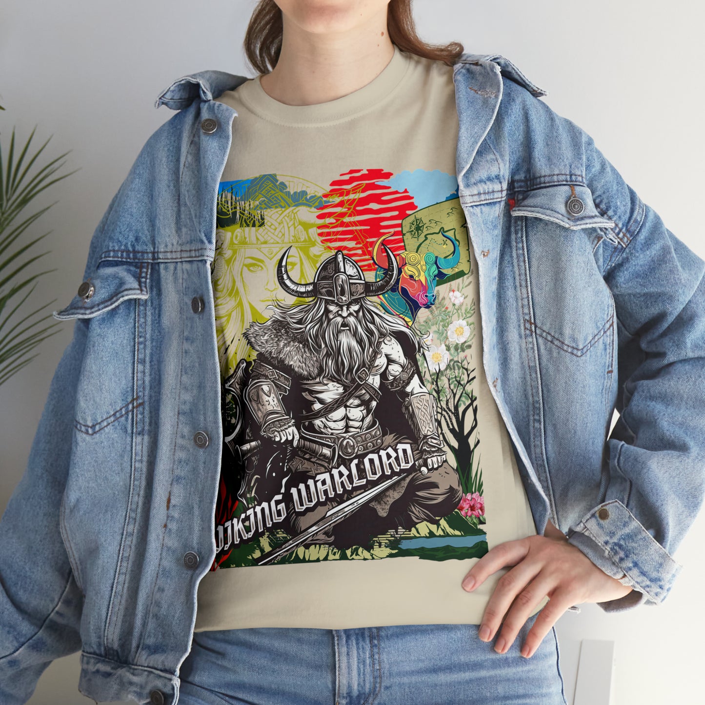 Unisex Heavy Cotton Tee  VIKING WARLORD