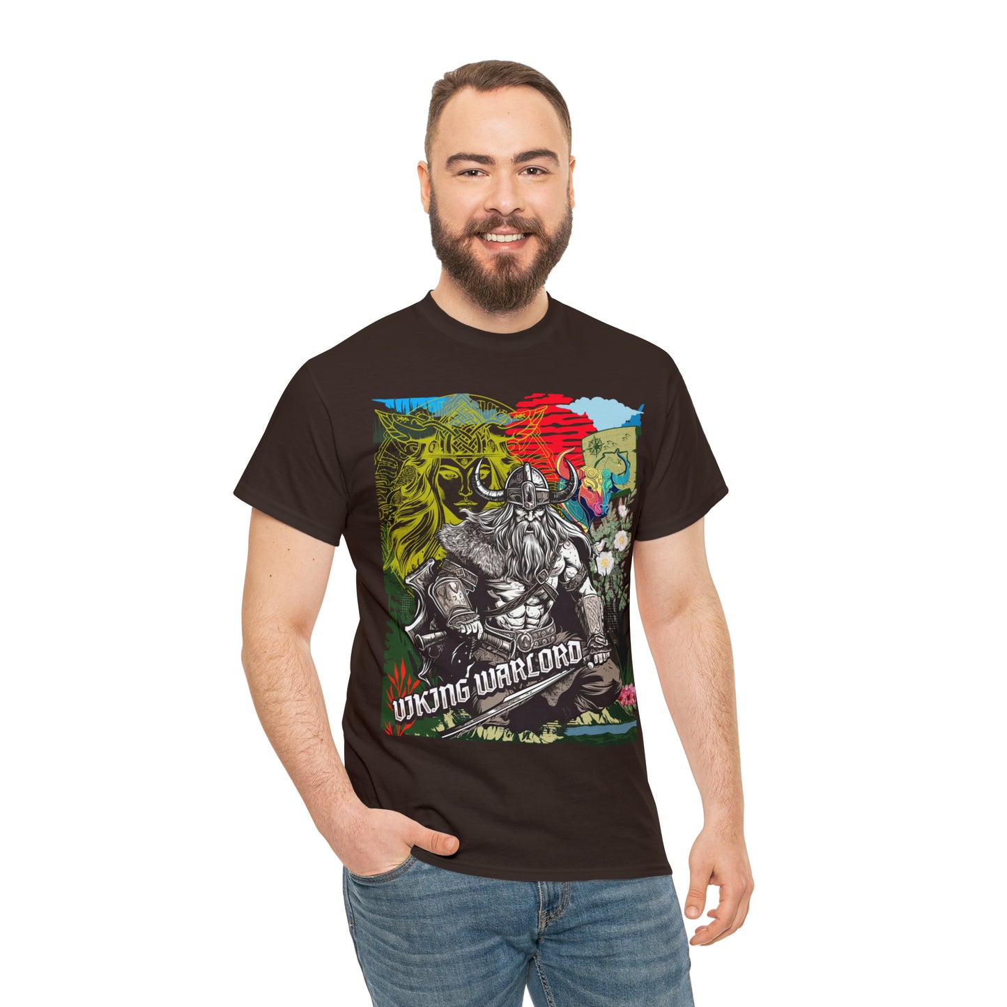 Unisex Heavy Cotton Tee  VIKING WARLORD